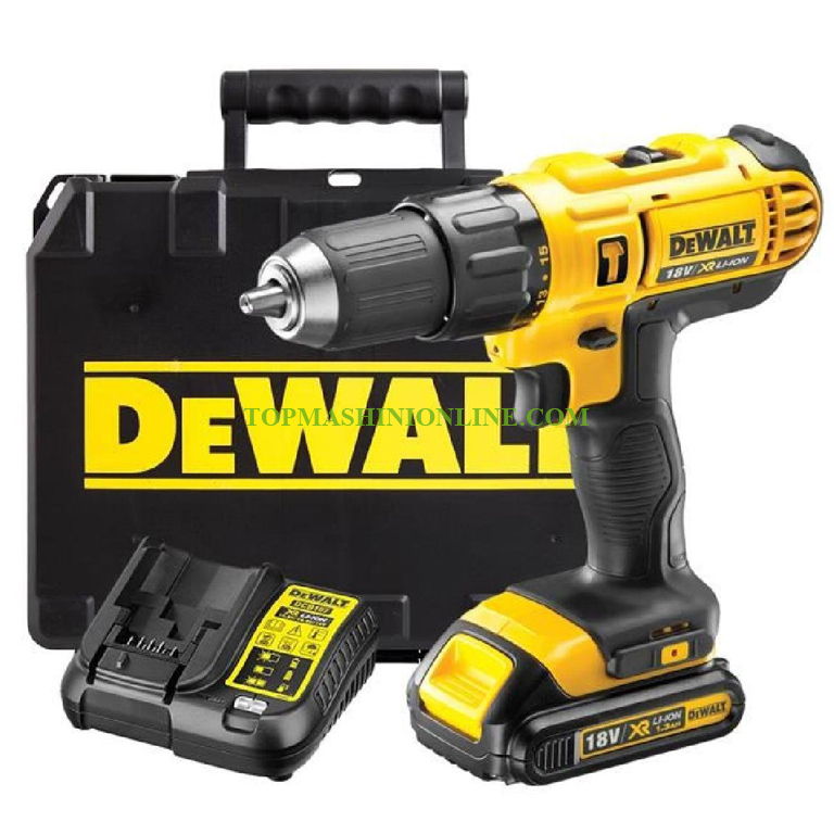 Ударен акумулаторен винтоверт DeWALT DCD776D2 18 V, 2.0 Ah, Li-Ion, 42 Nm, в куфар image