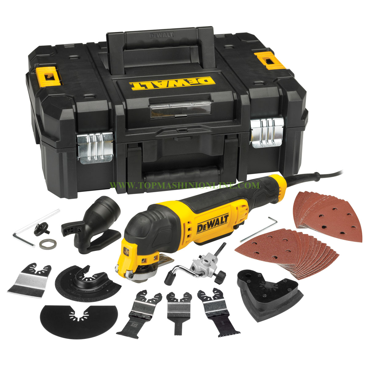 Мултифункционален инструмент DeWALT DWE315KT 300 W, 0-22000 мин-¹ в куфар image