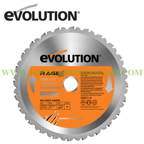 Универсален циркулярен диск Evolution RAGEBLADE355MULTI 355 мм x 25.4 мм, 36Т image