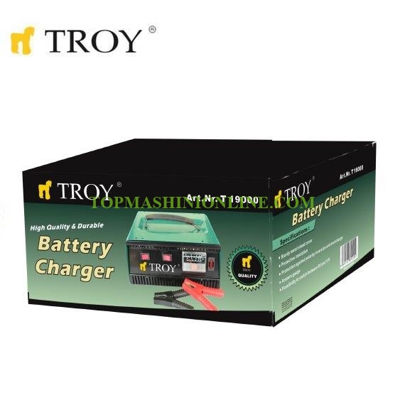 Зарядно за акумулатор Troy T 19000 6 V-12 V DC, 8 A - 6.5 A image