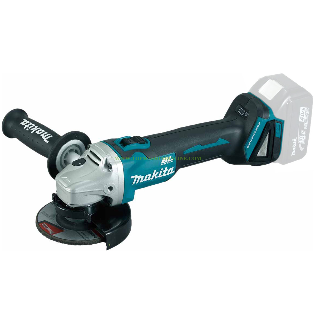 Акумулаторен безчетков ъглошлайф Makita DGA504Z 18 V, 125 мм, 8500 мин-¹ image