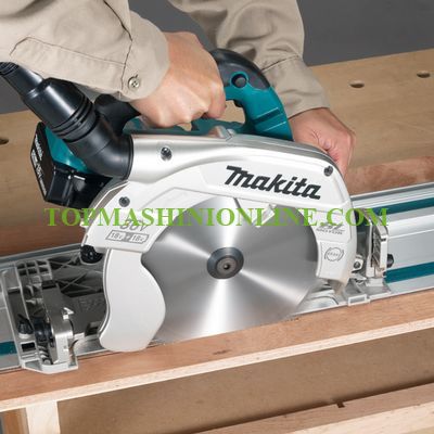 Ръчен акумулаторен циркуляр Makita DHS900ZU 18+18 V с диаметър 235 мм, Bluetooth /без батерии и зарядно устройство/ image