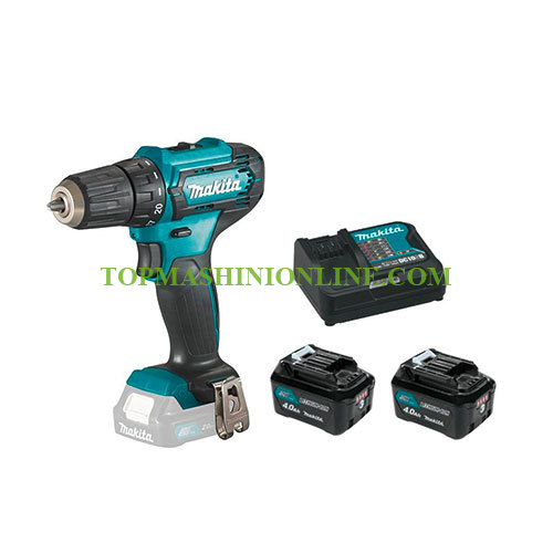 Двускоростен акумулаторен винтоверт Makita DF333DSME 12 V, 4.0 Ah, Li-ion, 10 мм, 30 Nm в куфар с 2 батерии и зарядно устройство image