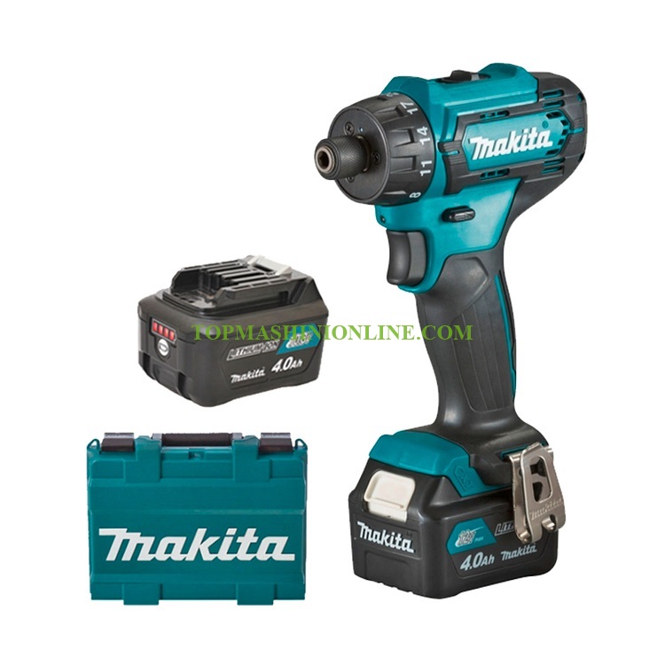 Акумулаторен винтоверт Makita DF033DSME 12 V, 4.0 Ah, Li-­ion, 1/4”, 30 Nm image