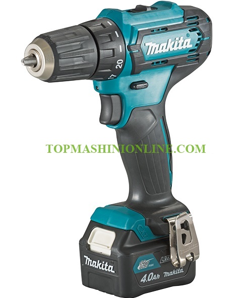 Двускоростен акумулаторен винтоверт Makita DF333DSME 12 V, 4.0 Ah, Li-ion, 10 мм, 30 Nm в куфар с 2 батерии и зарядно устройство image