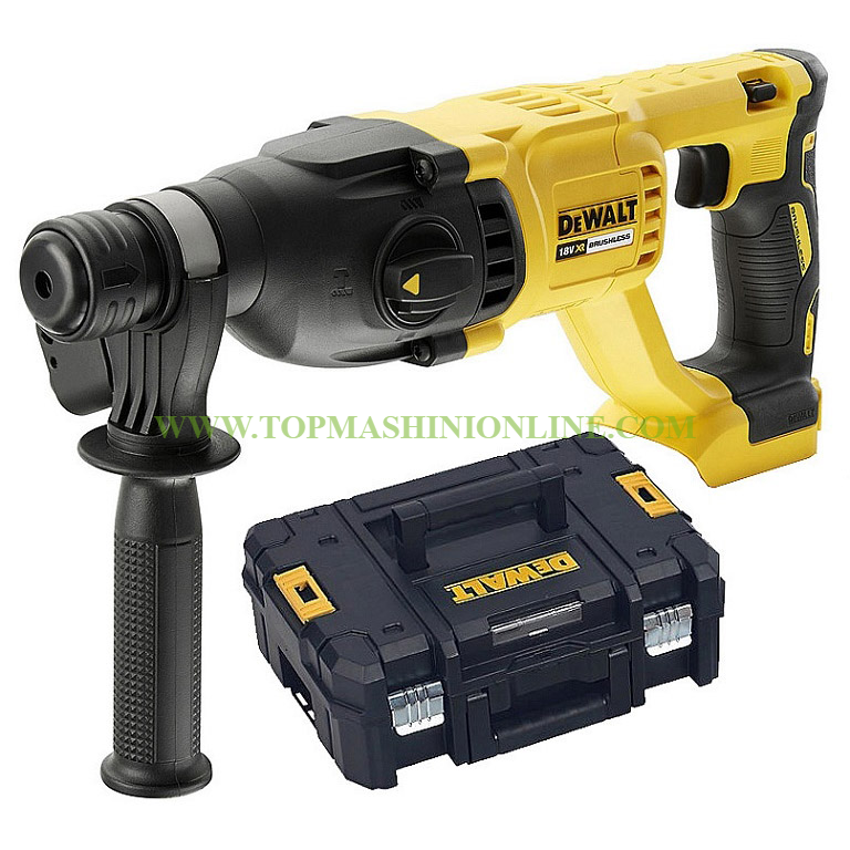 Акумулаторен безчетков перфоратор SDS plus DeWALT DCH133NT 18 V, 2.6 J в куфар /без батерии и зарядно устройство/ image