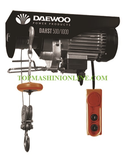 Електрически телфер Daewoo DAHST500/1000 1800 W, 12 м - 500 кг, 6 м - 1000 кг image