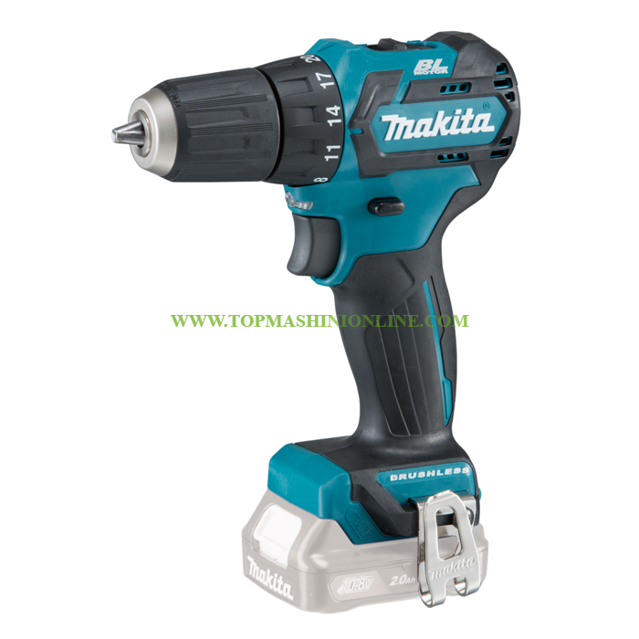 безчетков двускоростен акумулаторен винтоверт Makita DF332DZ 12 V, Li-ion, 35 Nm /без батерия и зарядно/ image