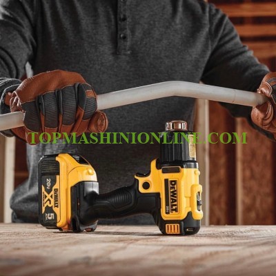 Акумулаторен пистолет за горещ въздух DeWALT DCE530 18 V, 2 степени, 290/530°C, 109/190 л/мин /без зарядно устройство и батерии/ image