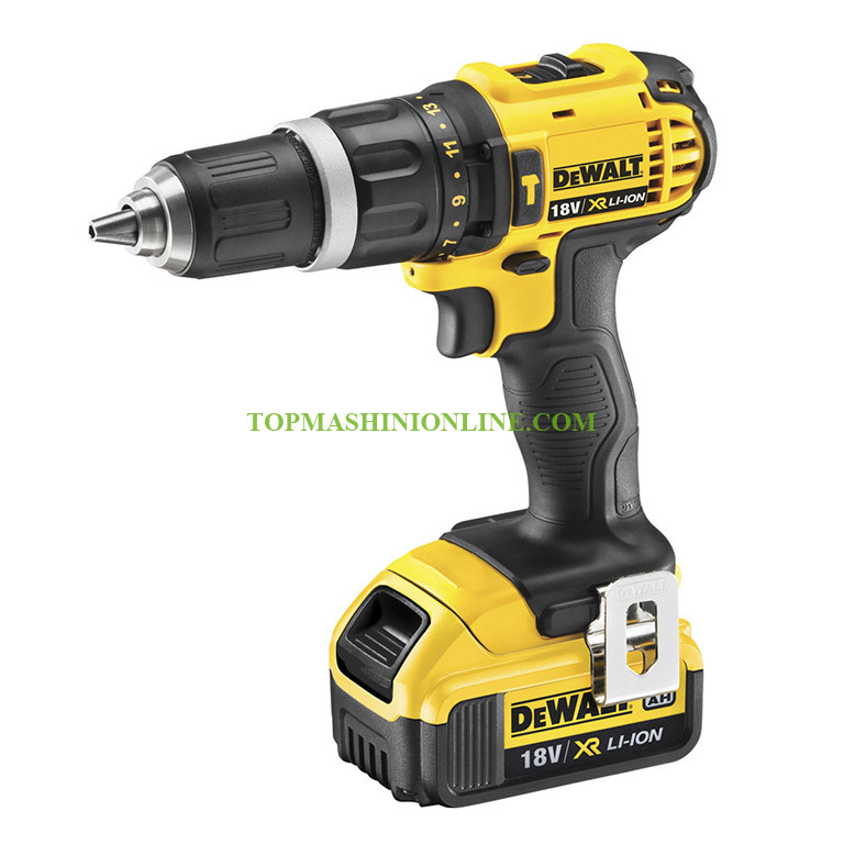 Ударна акумулаторна бормашина DeWALT DCD785M2 18 V, 4.0 Ah, Li-Ion, 13 мм, 60 Nm в куфар image