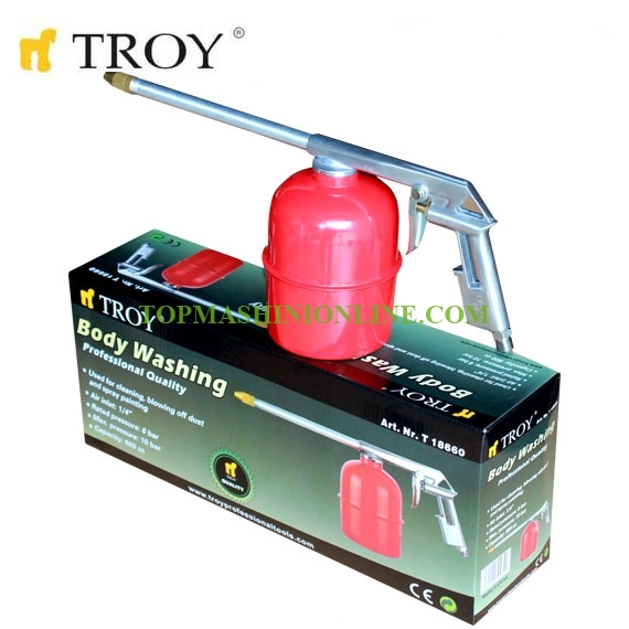 Пневматичен пистолет за препарати Troy T 18660 с долно казанче 6.3 bar, 600 ml image