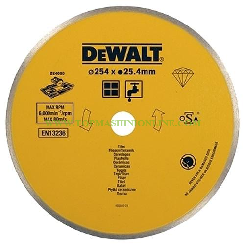 Диамантен диск за мокро рязане DeWALT DT3733 254x25.4x1.6 мм, 5 мм image