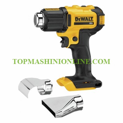 Акумулаторен пистолет за горещ въздух DeWALT DCE530 18 V, 2 степени, 290/530°C, 109/190 л/мин /без зарядно устройство и батерии/ image