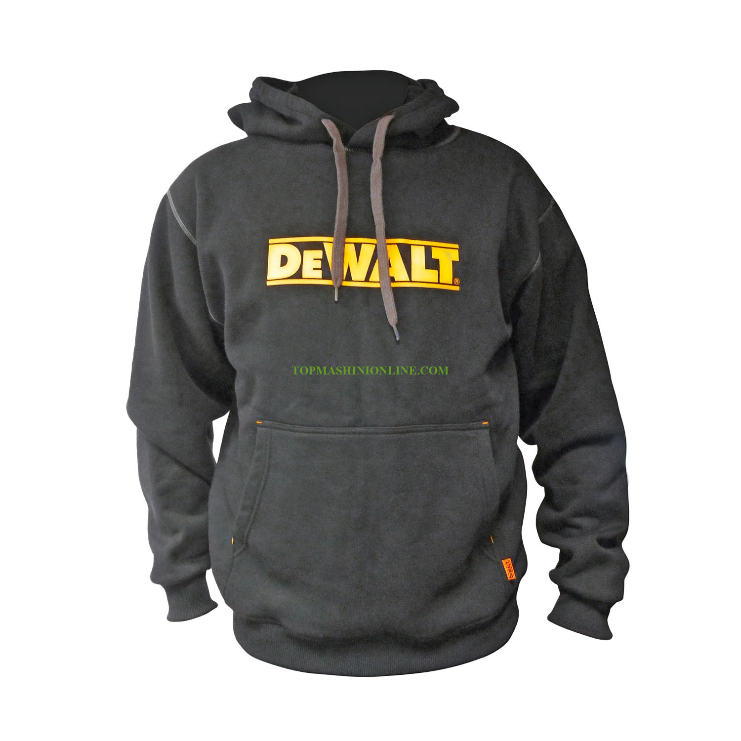 Черен ватиран суичър с дълъг ръкав размер М DeWALT Hooded Black DWC47-001-M image