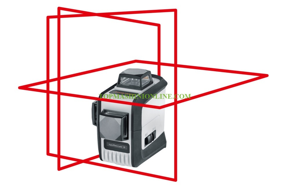 Линеен лазерен нивелир с 3 ярки 360° лазерни кръга Laserliner SuperPlane-Laser 3D 15 м, 0.35 мм/м image