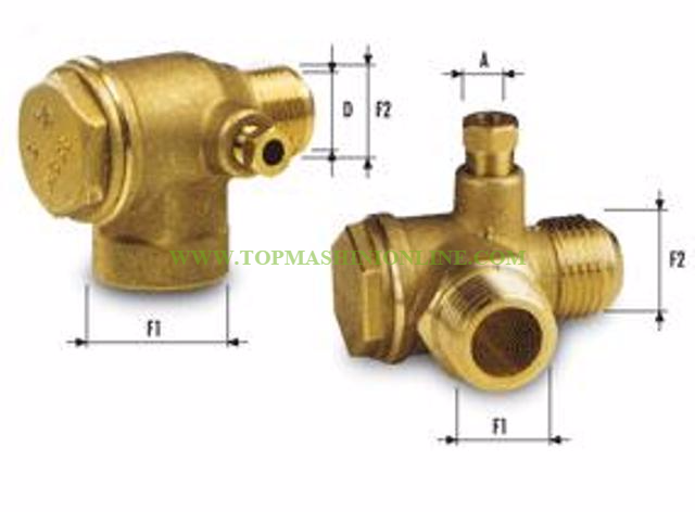 Възвратен клапан за компресор 1/2 M - 22х1,5 М, GAV VR 00115 image