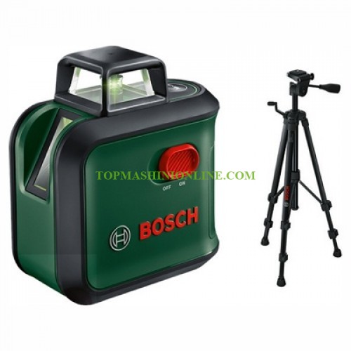 Линеен лазерен нивелир с 2 зелени лъча с обхват 24 м Bosch UniversalLevel 360 със статив, томчост 0.4 мм/м 603 663 E03 image