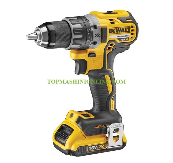 Безчетков акумулаторен винтоверт DeWALT DCD791D2 18 V, 2.0 Ah, Li-Ion, 70 Nm, 2-скоростен image