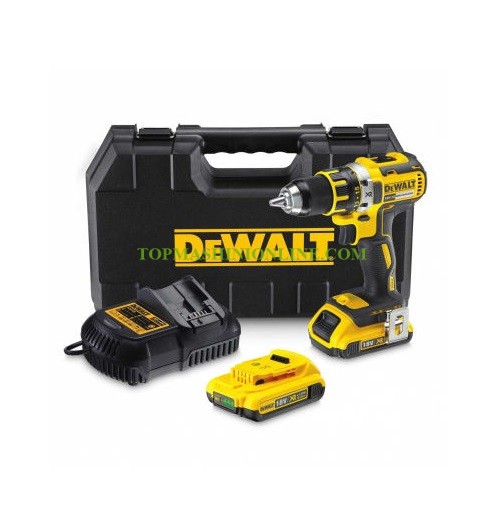 Безчетков акумулаторен винтоверт DeWALT DCD791D2 18 V, 2.0 Ah, Li-Ion, 70 Nm, 2-скоростен image