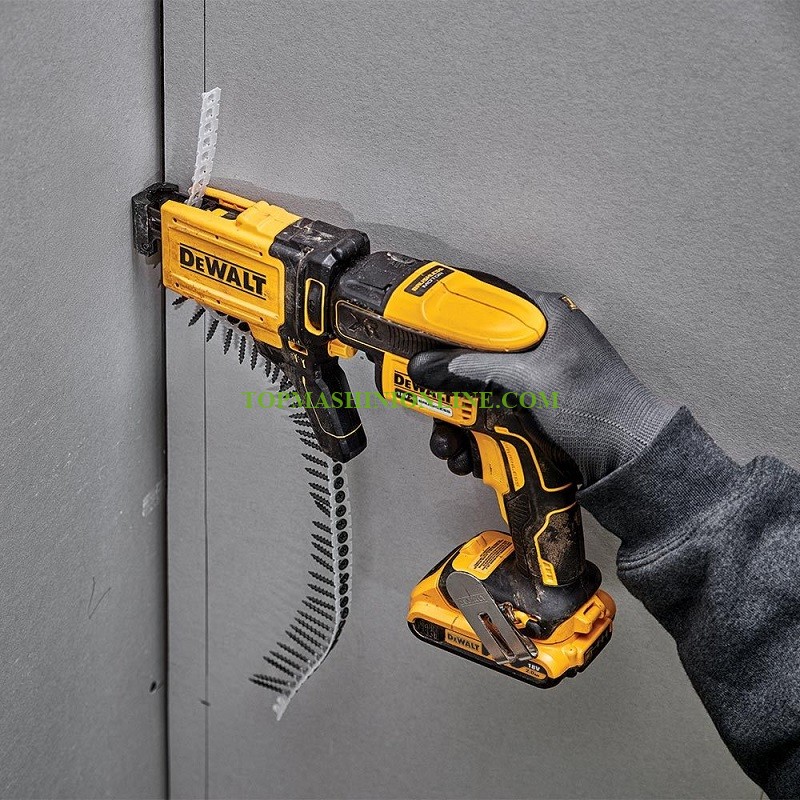 Акумулаторен безчетков винтоверт за гипсокартон DeWALT DCF620D2K 18 V, 2.0 Ah, Li-Ion, с пълнител за винтове на лента DCF6202 image