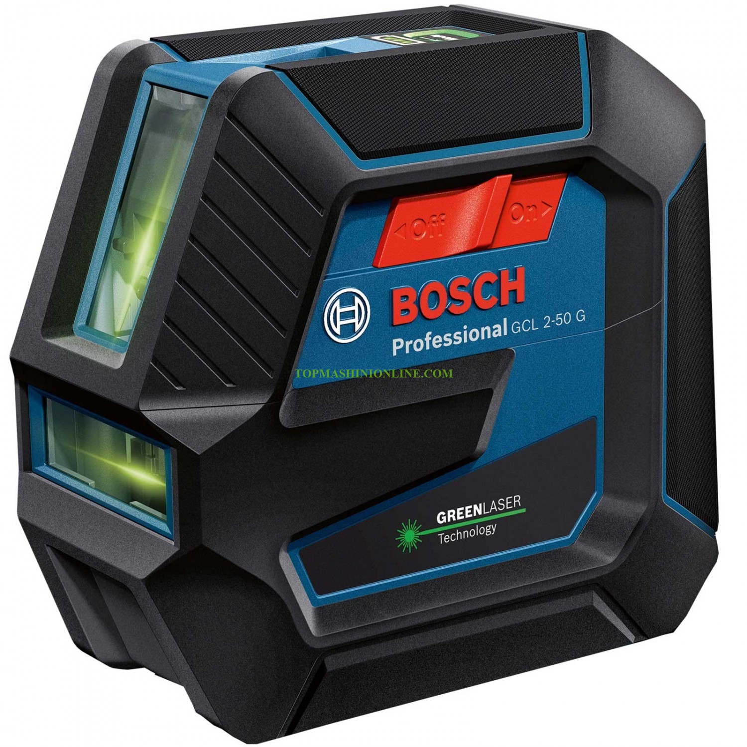 Комбиниран линеен точков лазерен нивелир със зелени лъчи Bosch GCL 2-50 G Professional 50 м, ± 0.3 мм/м, 0 601 066 M01 със статив и мишена image