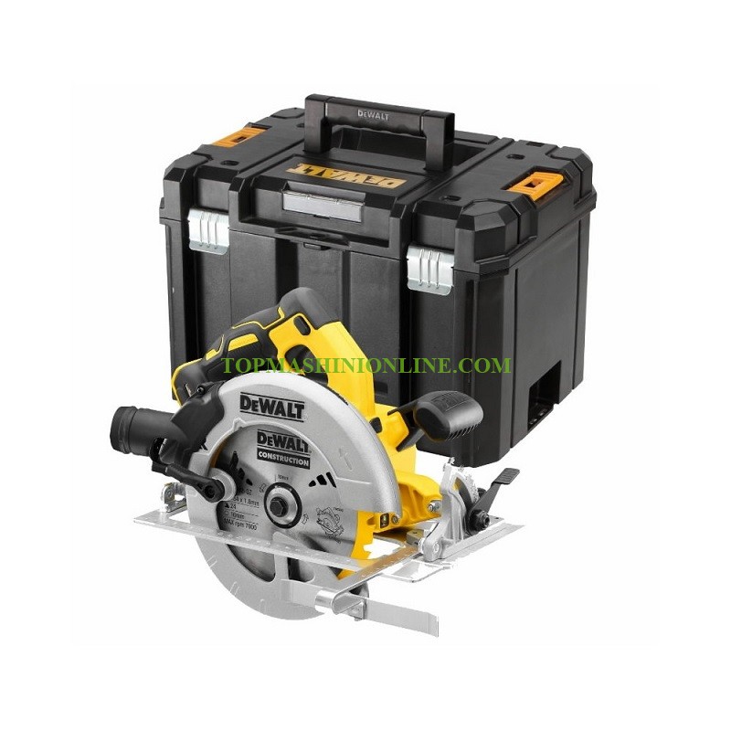 Безчетков ръчен акумулаторен циркуляр DeWALT DCS570NT 18 V, Li-Ion, Ø 184 мм, в куфар /без батерии и зарядно устройство/ image