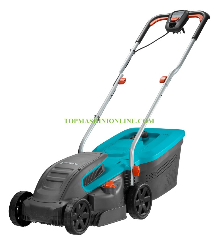 Електрическа колесна косачка за трева с кош 30 литра Gardena PowerMax™ 1200/32 1200 W, 32 см, 05032-20 image