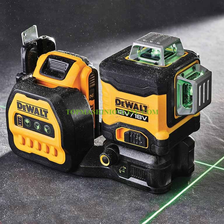 Линеен лазерен нивелир с 3 зелени лъча DeWALT DCE089D1G18 35 м, 0.3 мм/м, 360°, 18V, 2.0Ah Li-Ion image