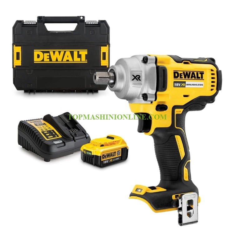 Безчетков ударен акумулаторен гайковерт DeWALT DCF894M1T 1/2”, 18 V, 4 Ah, Li-Ion, 447 Nm, в куфар image