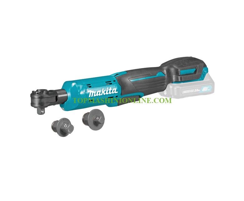 Акумулаторна тресчотка с адаптори 1/4" и 3/8" Makita WR100DZ 12 V Li-ion, 47.5 Nm без батерия и зарядно устройство image