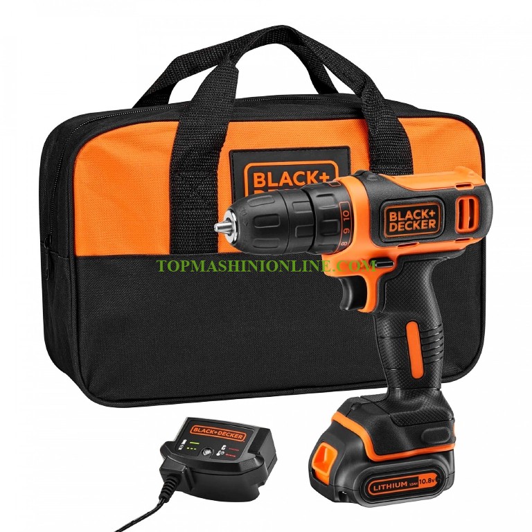 Акумулаторен винтоверт 10.8 V, 1.5 Ah Li-ion, 26 Nm Black & Decker KFBCD600C1S в чанта image