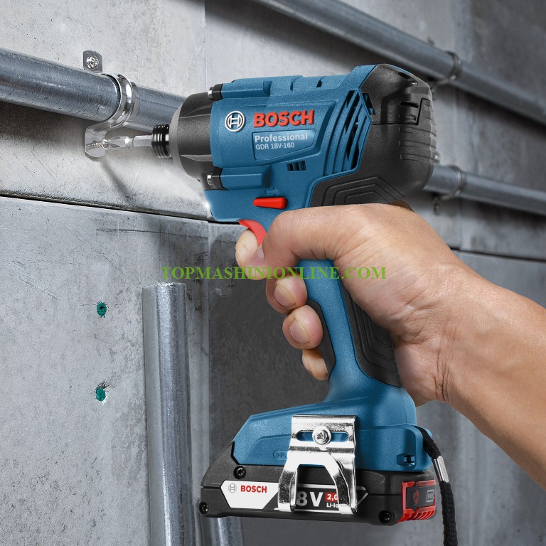 Акумулаторен ударен гайковерт 1/4" Bosch GDR 18V-160 Professional 18 V, 160 Nm, 0 601 9G5 106 без батерия и зарядно устройство image