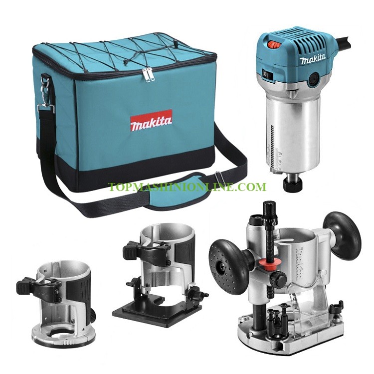 Електрическа челна фреза Makita RT0702CX2 710 W, 10000-34000 мин-¹, с цанги Ø 6-8 мм image