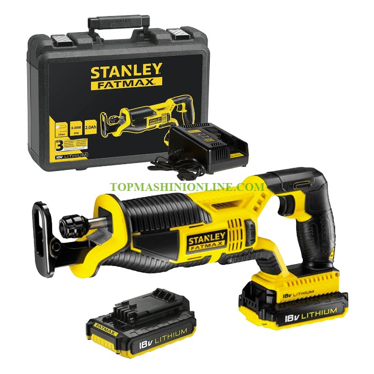 Акумулаторна ножовка Stanley FMC675D2 с 2 батерии 18 V, 2 Ah, Li-Ion и куфар image