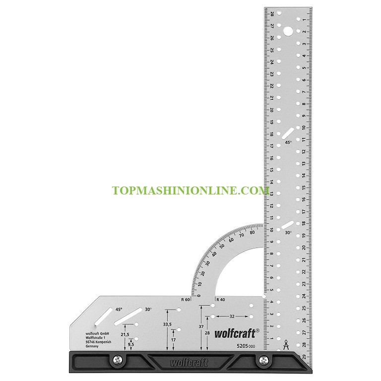 Ъгъл прав с ъгломер Wolfcraft 5205000 200х 300 мм image