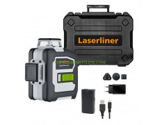 Зелен линеен лазарен нивелир с 3 лъчи Laserliner CompactPlane-Laser 3G Pro 30 м, 515 nm, 360° thumbnail image