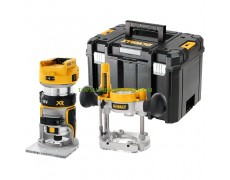 Комбинирана акумулаторна оберфреза с цанги Ø 6.35 DeWALT DCW604NT 18 V без батерия зарядно устройство в куфар thumbnail image