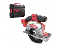 Безчетков ръчен акумулаторен циркуляр Milwaukee M18 FMCS-0X 18 V, с диск за рязане на метал с диаметър 150х20 мм, в куфар без батерии и зарядно устройство, 4933459192 thumbnail image