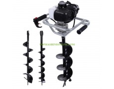 Бензинов свредел за пробиване на дупки в земя с мощност 1.4 kW Scheppach BAG2000-BE, обем 52 см&sup3; 58047059944 с 3 свредла с диаметър 100,150 и 200 мм thumbnail image