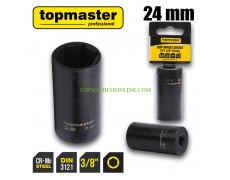 Удължена ударна шестостенна вложка 24 мм, 3/8 Top Master Pro 330836 thumbnail image