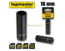 Удължена ударна шестостенна вложка 16 мм, 3/8 Top Master Pro 330829 thumbnail image