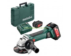 Акумулаторен ъглошлайф Ø 125 мм Metabo W 18 LTX 125 QUICK с 2 батерии 18 V, 4 Ah Li-ion, 602174610 thumbnail image