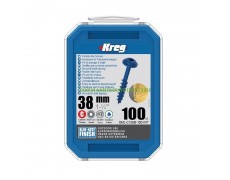 Самонарезни винтове за дърво с дължина 38 мм Kreg SML-C150B-100 Maxi Loc 100 бр. груба резба с Blue-Kote покритие thumbnail image