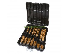 Комплект свредла за метал за бормашина с диаметър &Oslash; 1.5-10 мм HSS+TIN Raider 150697 с цилиндричен захват 99 броя thumbnail image