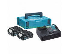 Комплект акумулаторна батерия Makita BL1020B 10.8 V / 2.0 Ah 2 бр. и зарядно устройство Makita DC10SA set thumbnail image