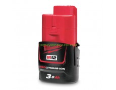 Акумулаторна батерия Li-ion Milwaukee M12 B3 12 V, 3.0 Ah, 4932451388 thumbnail image