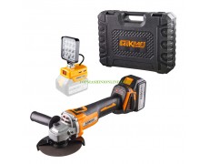 Акумулаторен ъглошлайф с безчетков двигател Baukraft BK-BAG72 125 мм, 18 V, 4.0 Ah, Li-ion, 16LED 2USB thumbnail image