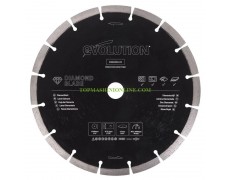 Сегментиран диамантен диск за сухо и мокро рязане на бетон, тухли, зидария и метал с диаметър 230х22.2 мм Evolution D230SEG-CS-1420 за фугорез thumbnail image
