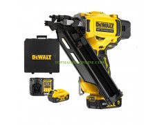 Безчетков акумулаторен такер за пирони-гвоздеи 50-90 мм DeWALT DCN930P2 33° с 2 батерии 18 V, 5 Ah и зарядно устройство в куфар thumbnail image