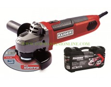 Ъглошлайф в куфар Raider RD-AG51 750 W, 125 мм + дискове thumbnail image